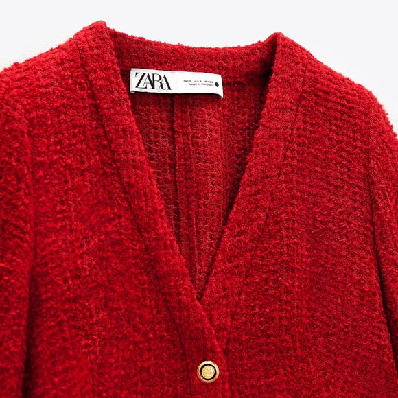 Zara Textured Weave Dress - Picture 9 of 15